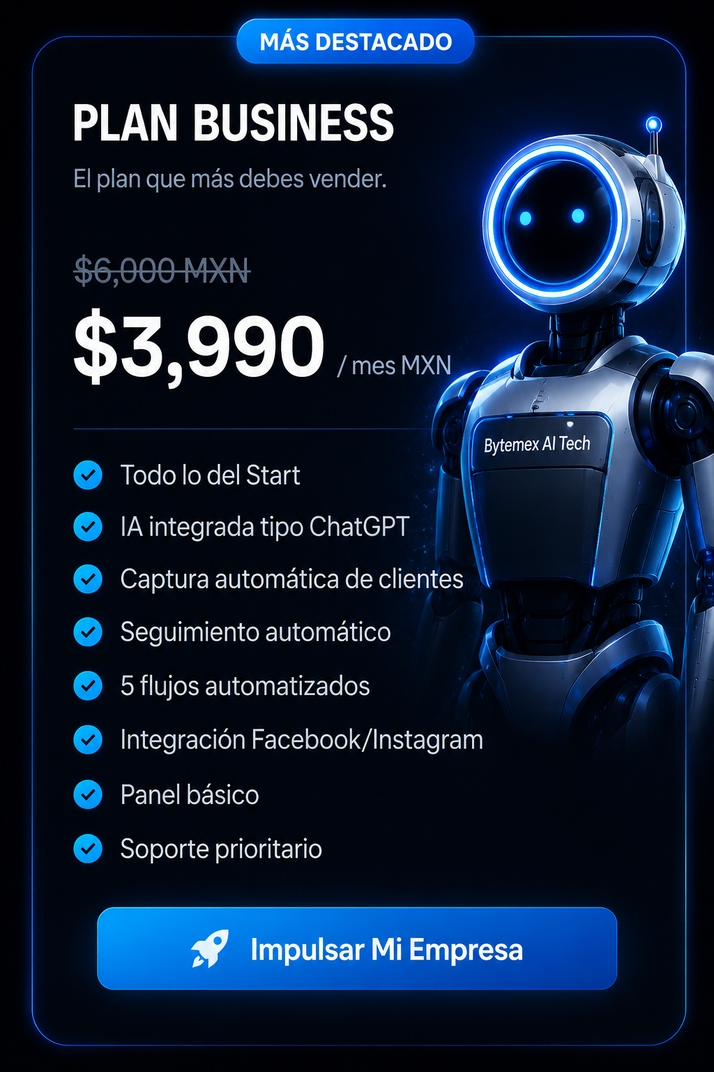 Plan Business – Automatización Básica para WhatsApp