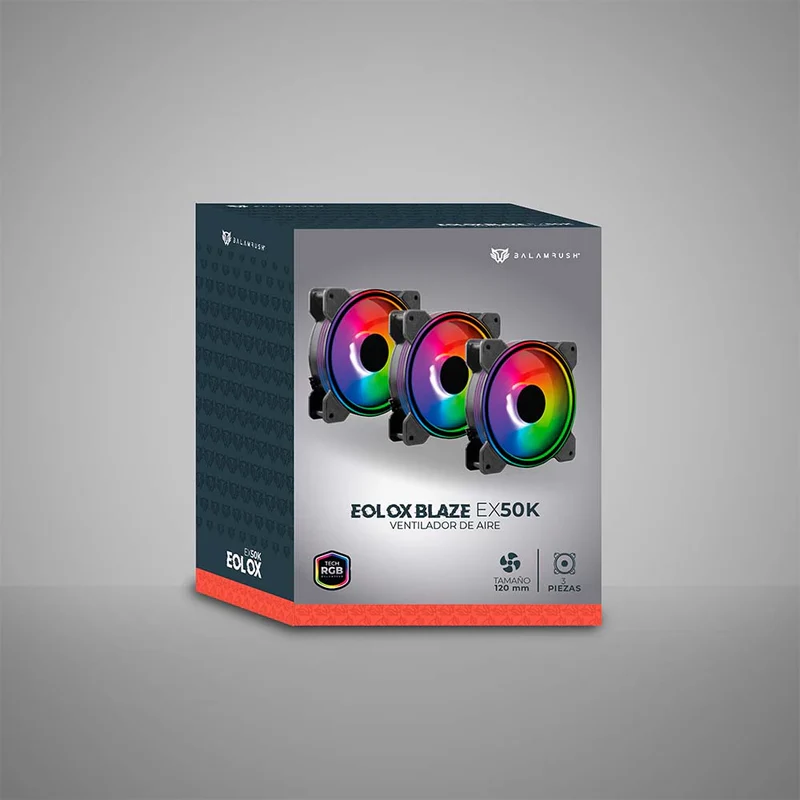 Kit de 3 Ventiladores de Aire RGB Gamer - Nuevo 2026, con Garantía 1 Año