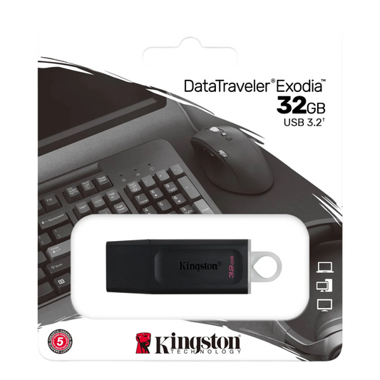 Memoria USB 32GB Kingston - Nuevo, Con Garantia