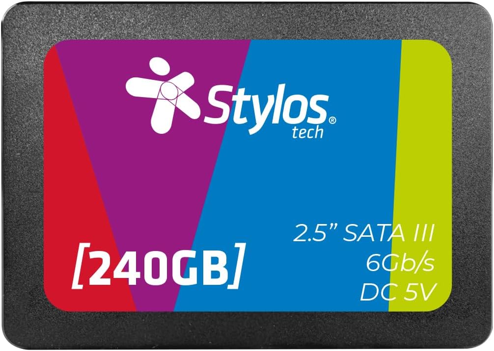 SSD STYLOS 240GB - Nuevo 2026, Con Garantía 1 Año