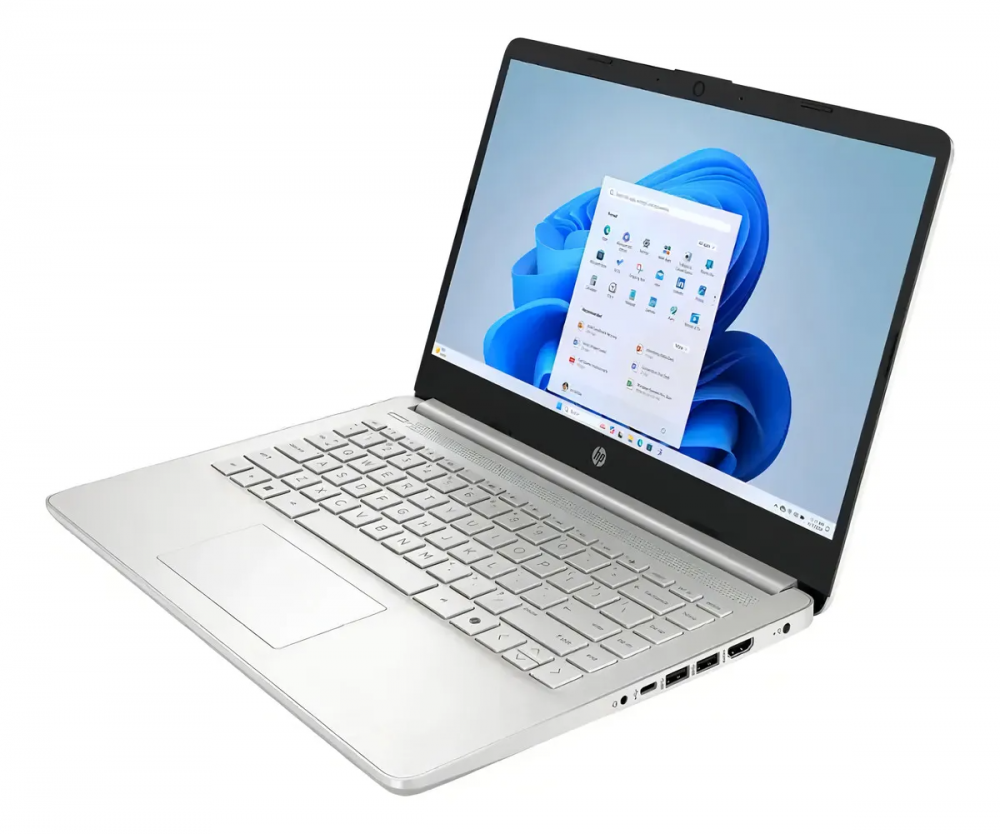 Laptop HP Intel N150 – Color Plata - Nuevo 2026, Con Garantía de 1 Año