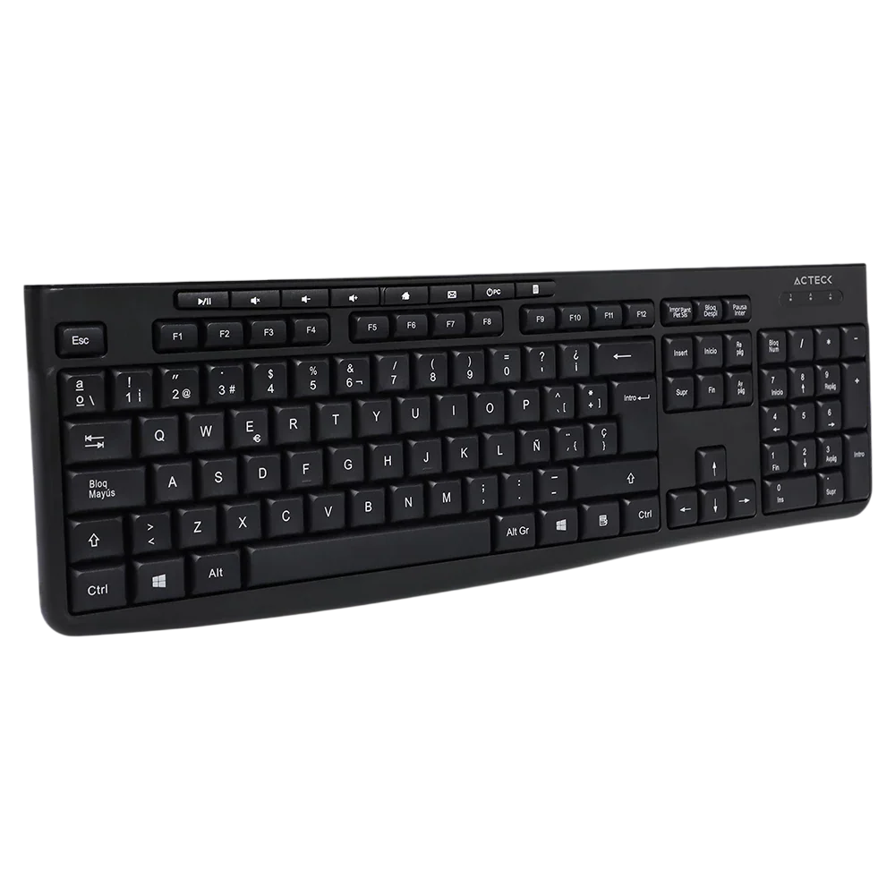 Teclado Acteck Prime MK455 - Nuevo 2026, con 1 Año de Garantía