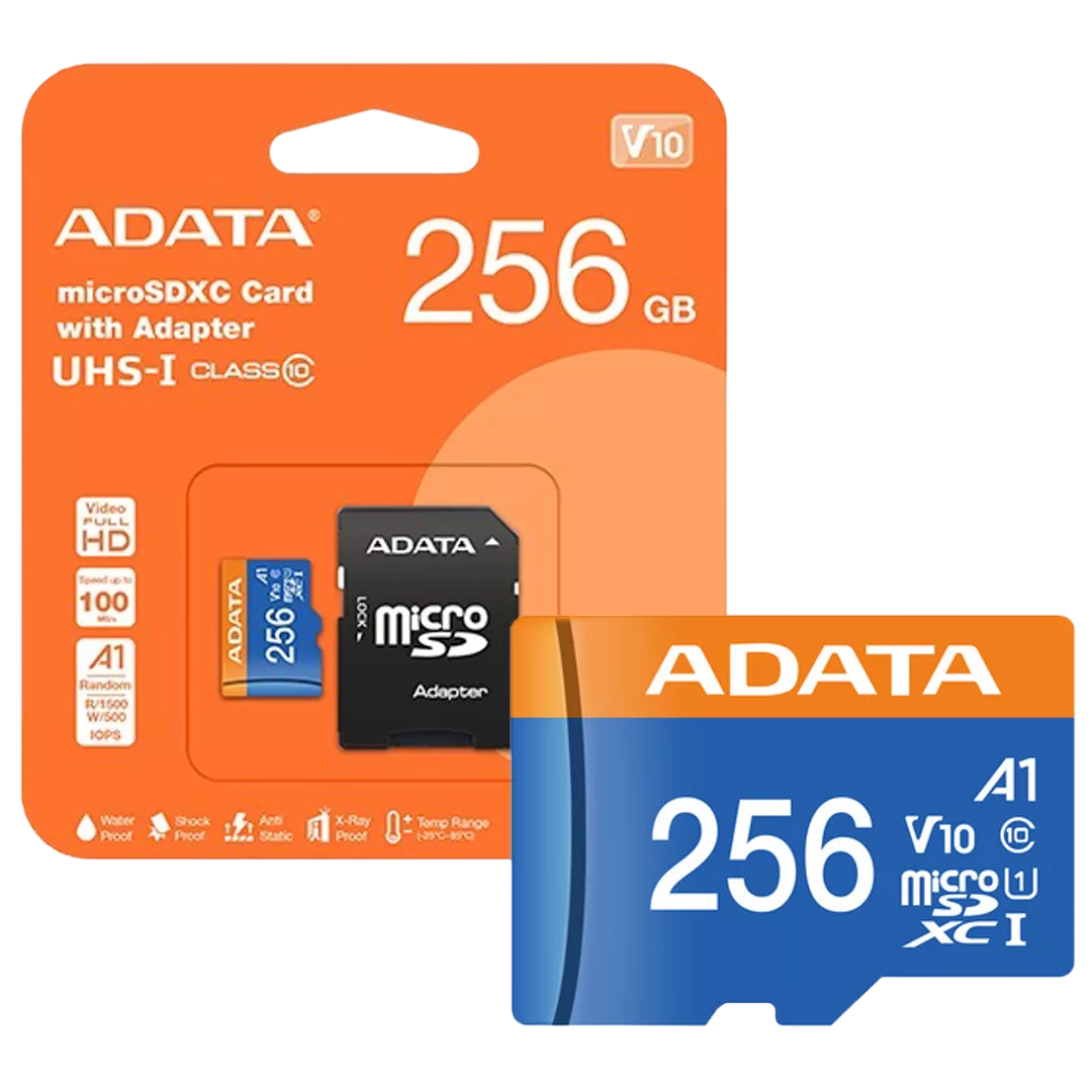 MicroSD Adata 256GB - Nuevo 2026, con Garantía 1 Año