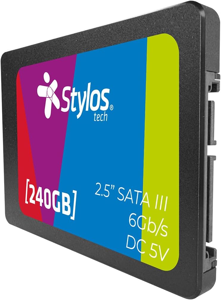 SSD STYLOS 240GB - Nuevo 2026, Con Garantía 1 Año