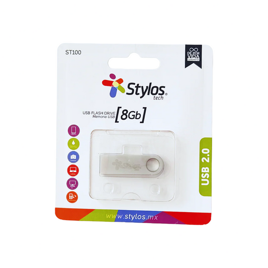 Memoria USB DE 8GB Stylos