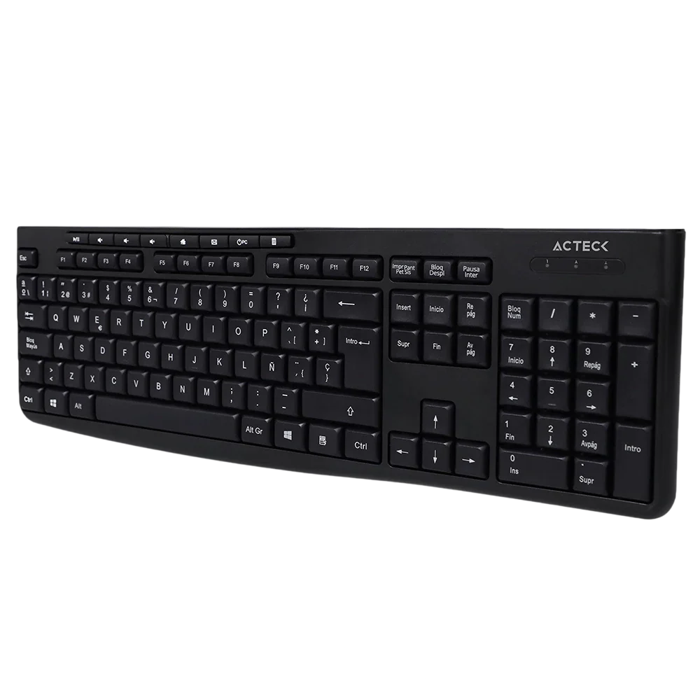 Teclado Acteck Prime MK455 - Nuevo 2026, con 1 Año de Garantía