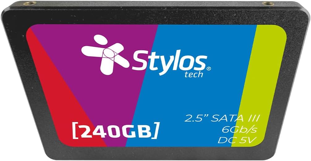 SSD STYLOS 240GB - Nuevo 2026, Con Garantía 1 Año