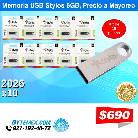 ¡Memorias USB Baratas al Mayoreo desde 10 Piezas!