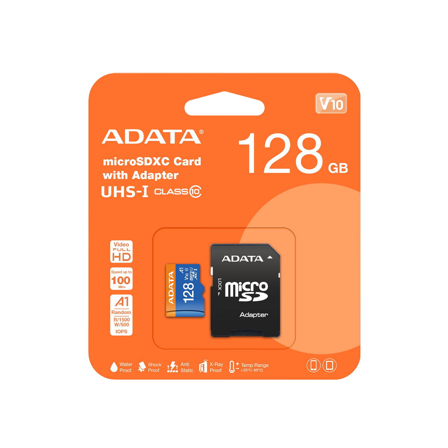 MicroSD Adata 128GB - Nuevo 2026, con Garantía 1 Año