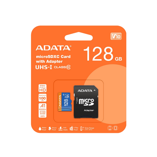 MicroSD Adata 128GB - Nuevo 2026, con Garantía 1 Año (Copia)