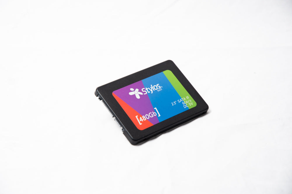 SSD STYLOS 480GB - Nuevo 2026, Con Garantía 1 Año