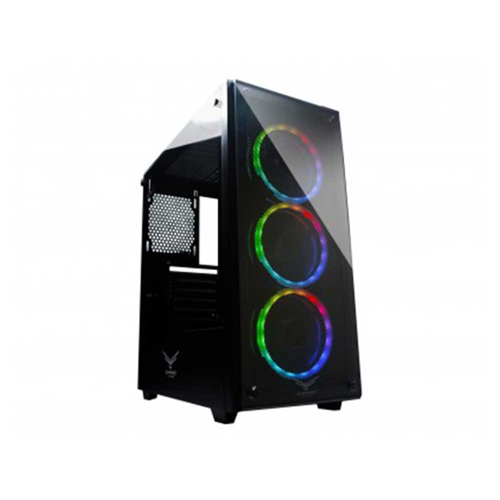 Gabinete PLAYER Crystal sin Fuente