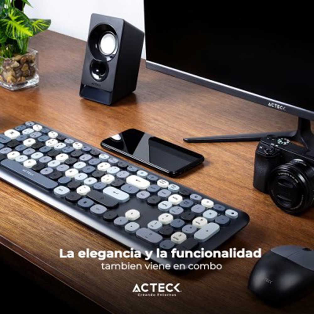 Kit Teclado y mouse Acteck MK475 Inalambrico