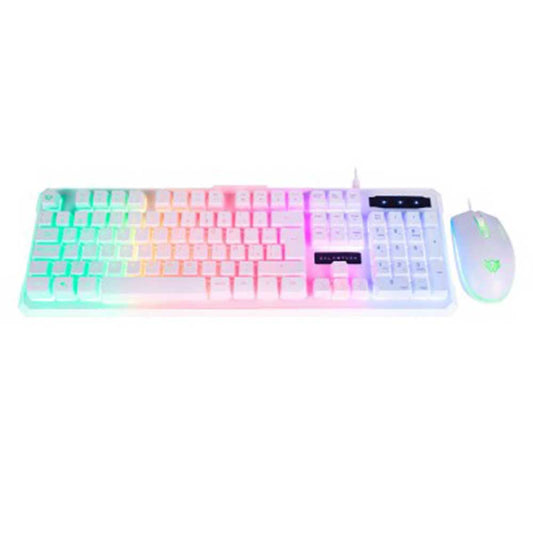 Kit Gaming Power Teclado y Mouse Blanco