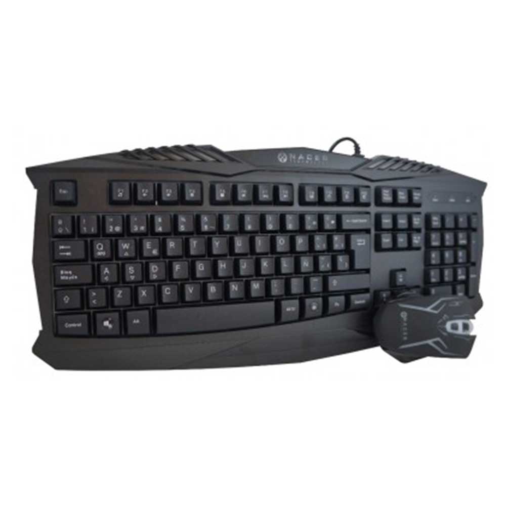 Kit de Teclado y Mouse Gaming Naceb USB