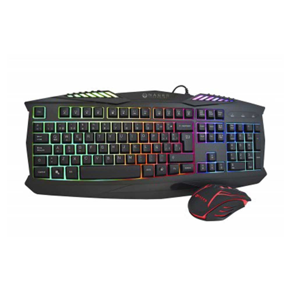 Kit de Teclado y Mouse Gaming Naceb USB