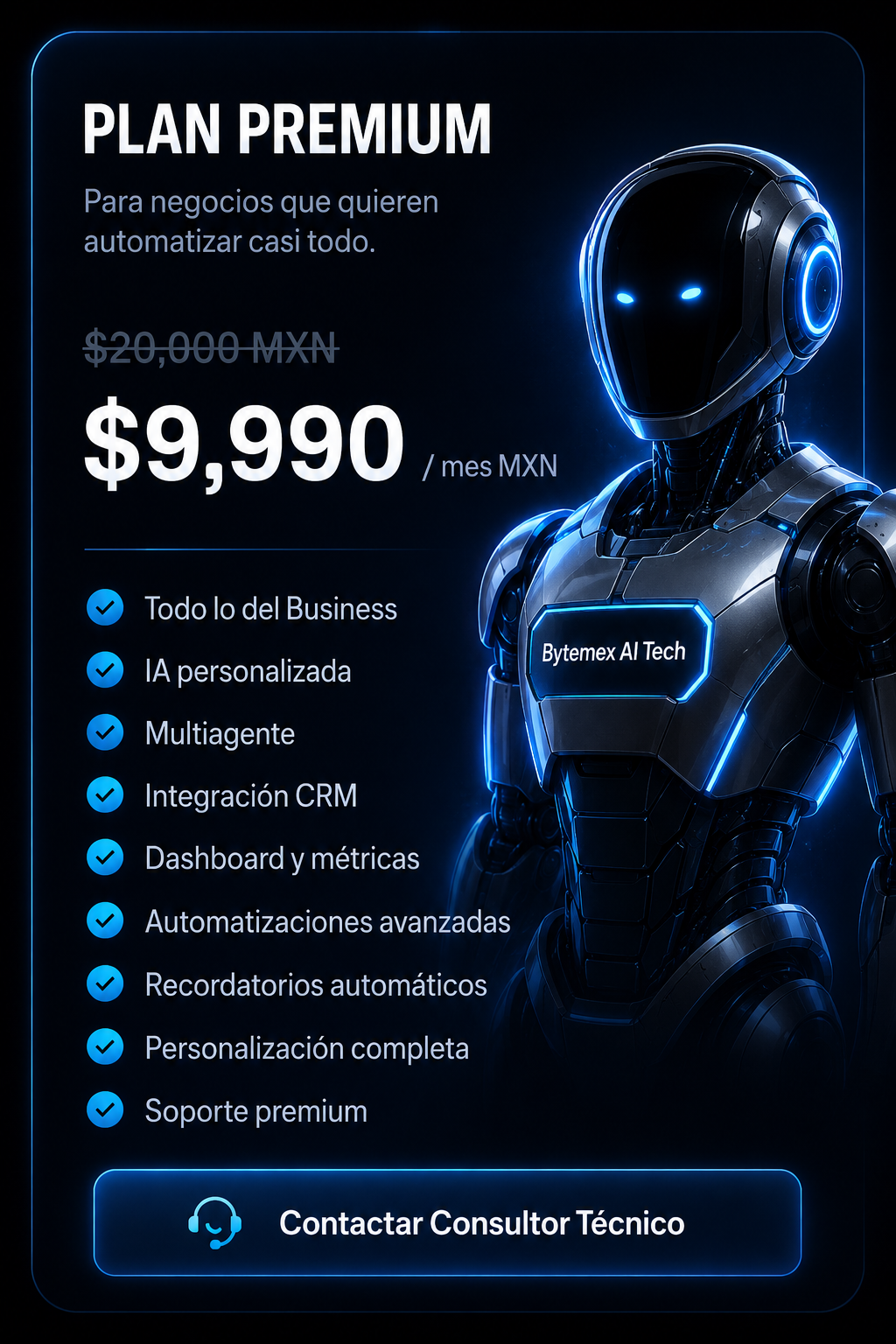 Plan Premium – Automatización Básica para WhatsApp