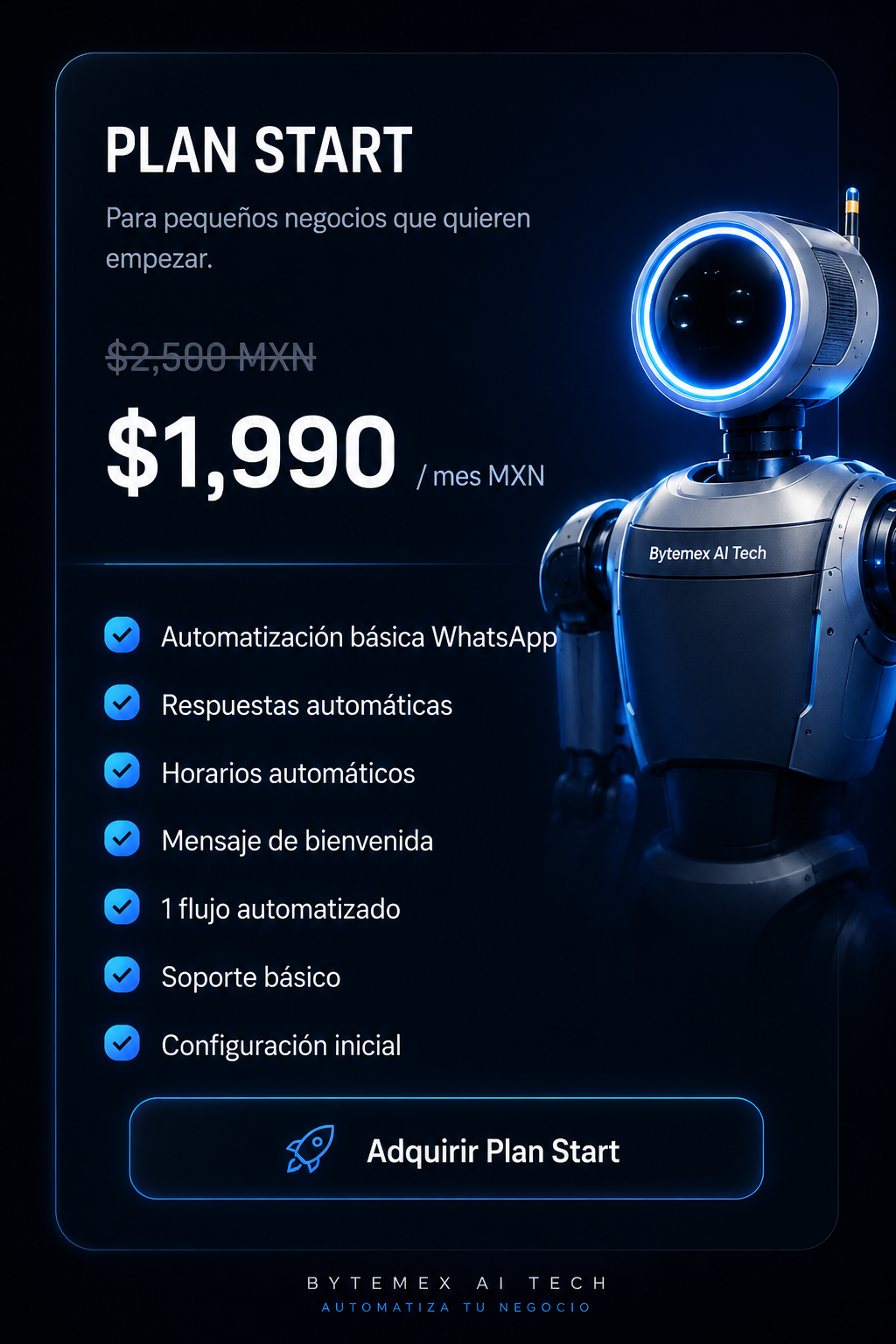 Plan Start – Automatización Básica para WhatsApp