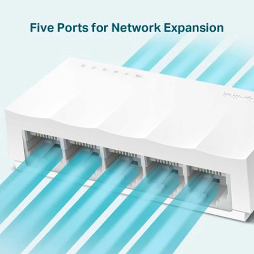 SWITCH DE 5 PUERTOS PARA ESCRITORIO TP-LINK