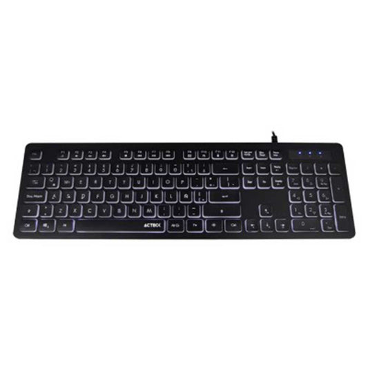 Teclado con Luz ILuminado Acteck USB