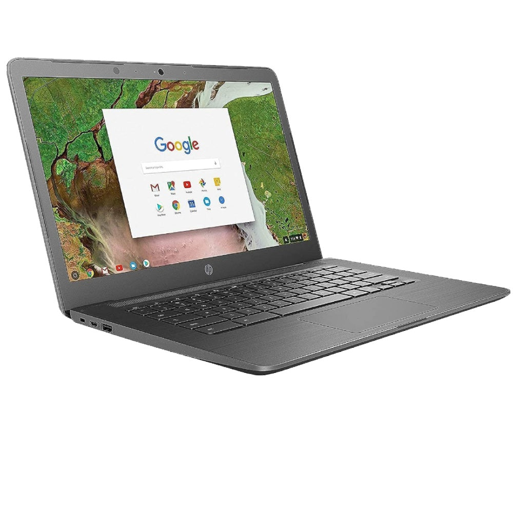 Chromebook HP con Pantalla Grande 14", 4gb en Ram, SSD y Dual Core 2.4Ghz