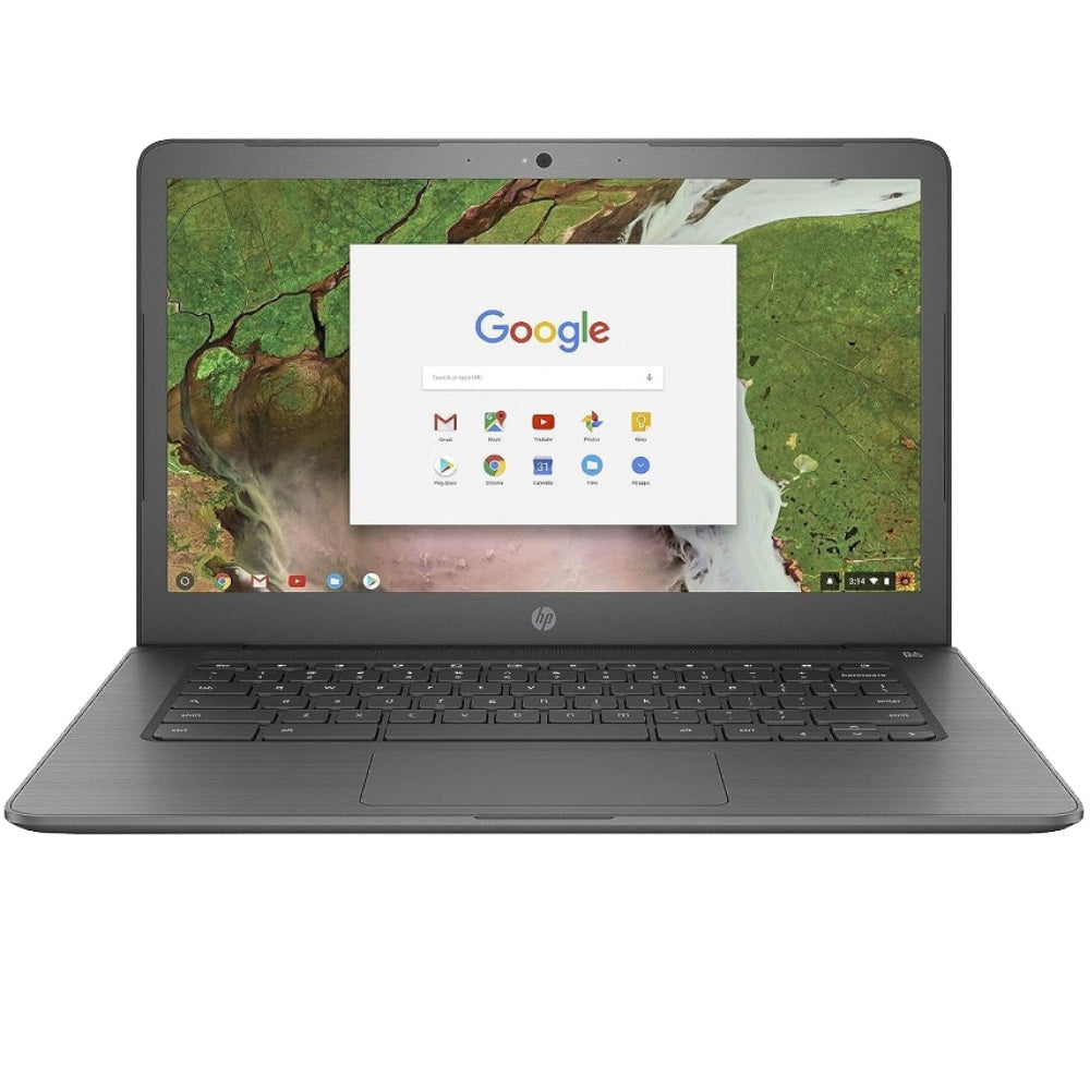 Chromebook HP con Pantalla Grande 14", 4gb en Ram, SSD y Dual Core 2.4Ghz