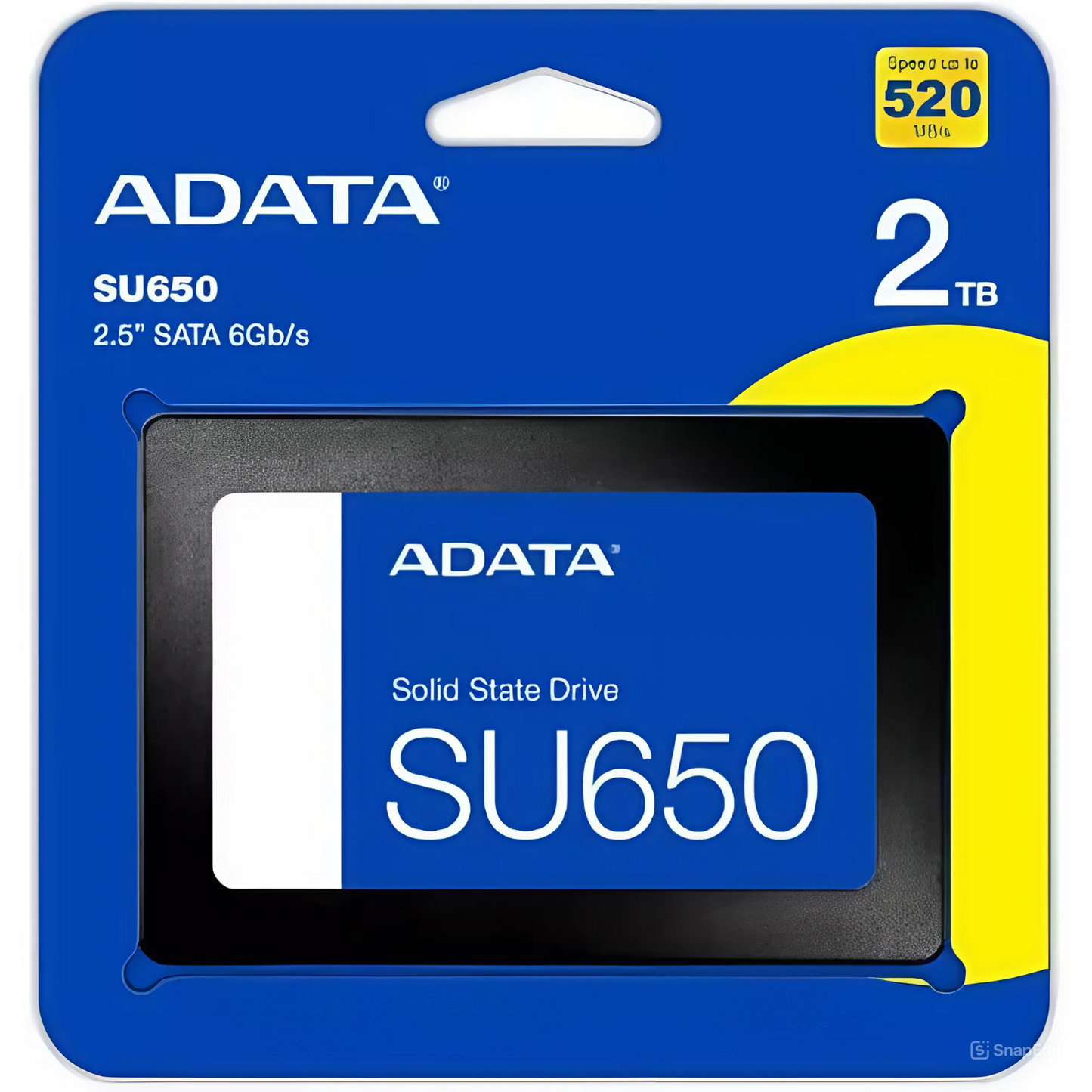 Disco Sólido Ssd Interno Adata Asu650ss-2tt-r 2tb Negro